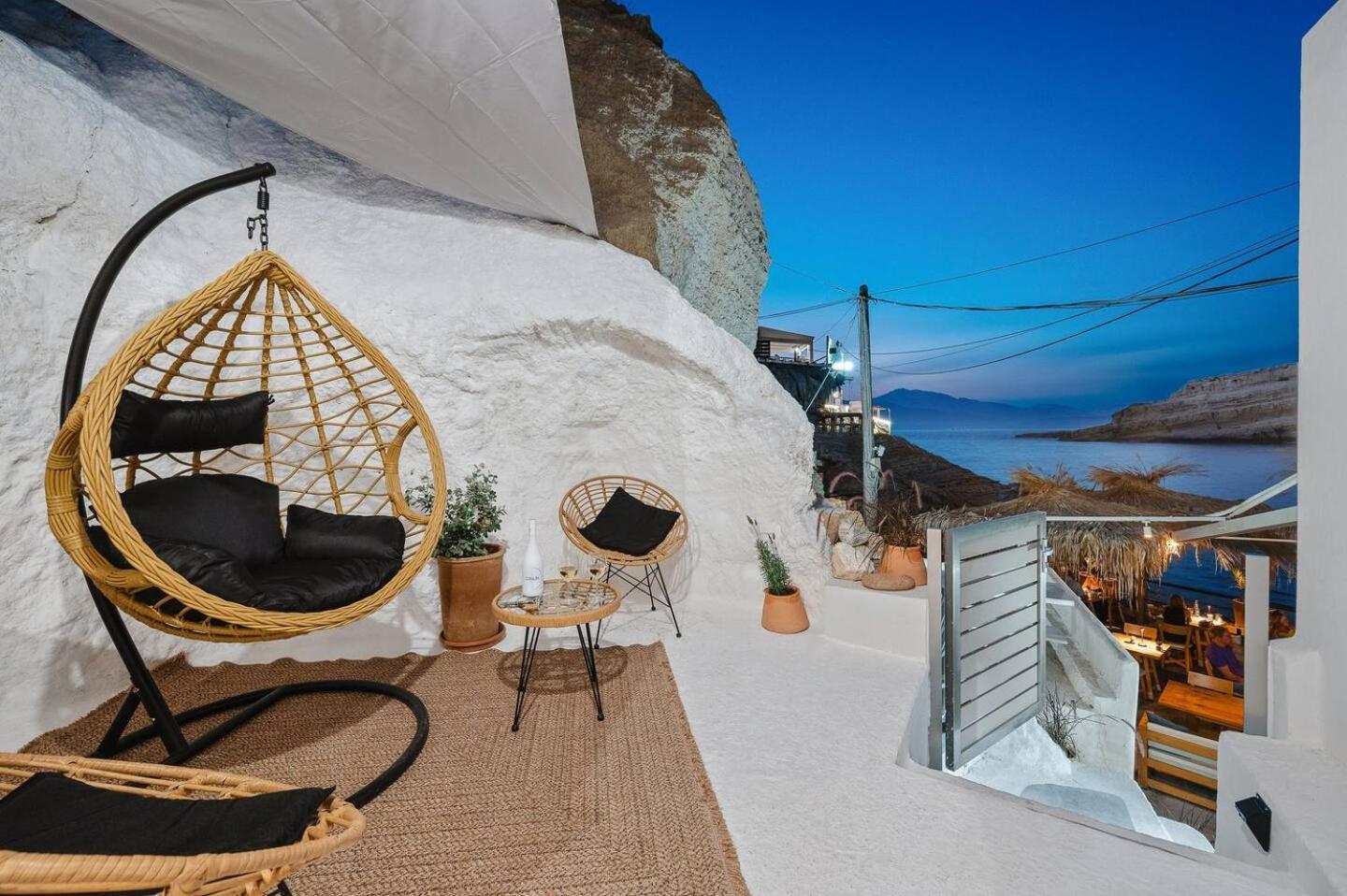 Casa Grotta With Sea & Cave View Hotel Matala  Exterior photo